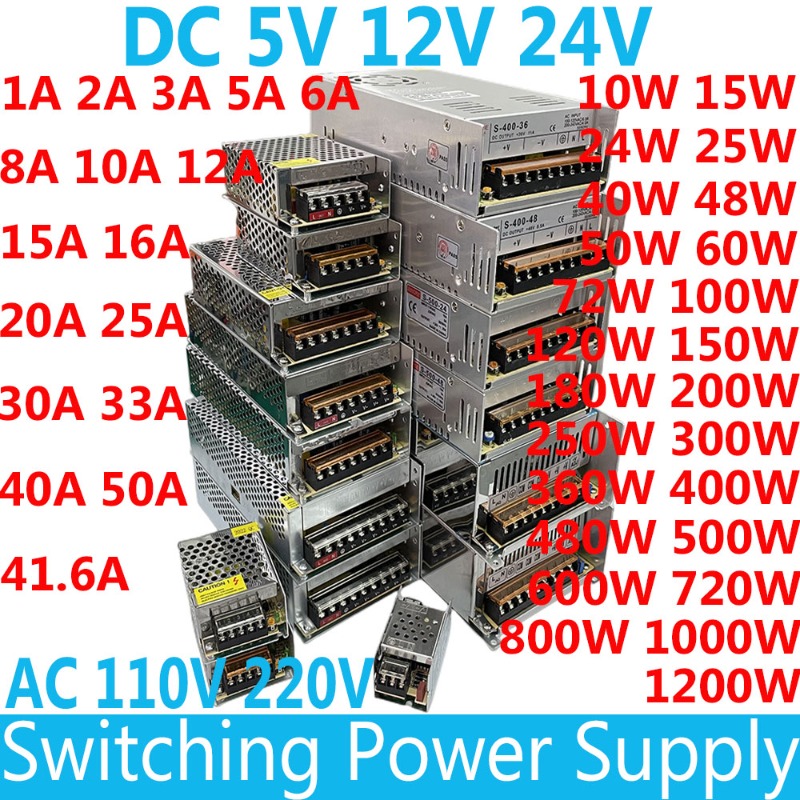 스위칭 전원 공급 장치 AC 110V 220V ~ DC - Smps Power Supply 리뷰 및 가격